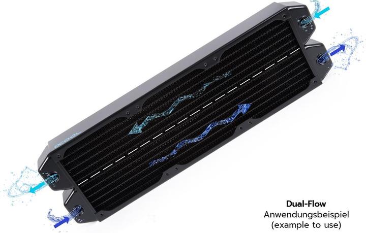 Produktbild Alphacool NexXxoS UT60 Full Copper Dual-Flow 360mm Radiator (120 mm)