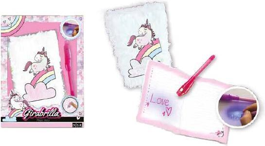 Actual product image Girabrilla Unicorn Magic Diary