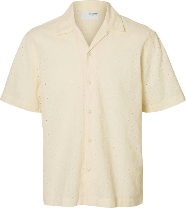 Image du produit Selected Homme Broderie Anglaise Chemise à manches courtes (L)