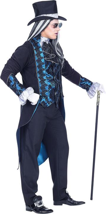 Immagine prodotto Widmann Signore vampiro vittoriano con giacca con gilet, camicia e jabot, pantaloni, cappello a cilindro (XL)