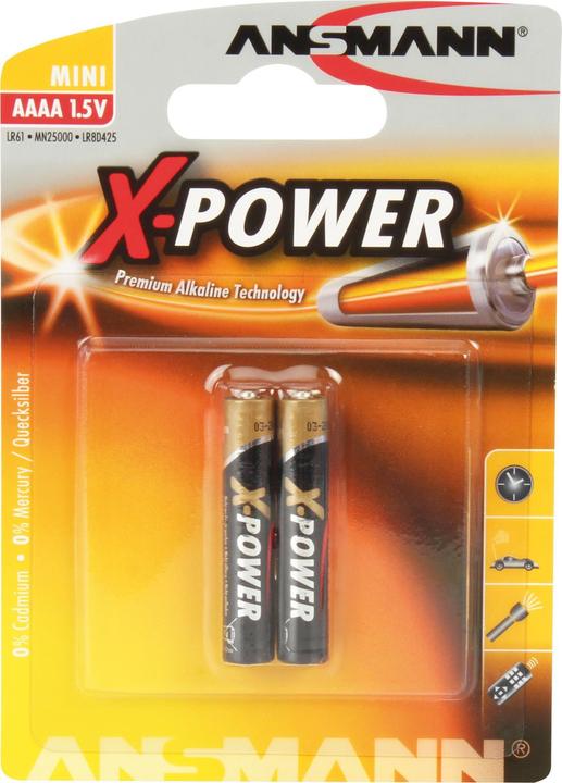 Immagine prodotto Ansmann X-Power (2 pz., AAAA, 500 mAh)