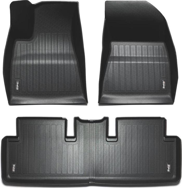 Produktbild 2befair Allwettermatten Set Innenraum für das Tesla Model 3 (2 Vordermatten + 2 Rückmatten)