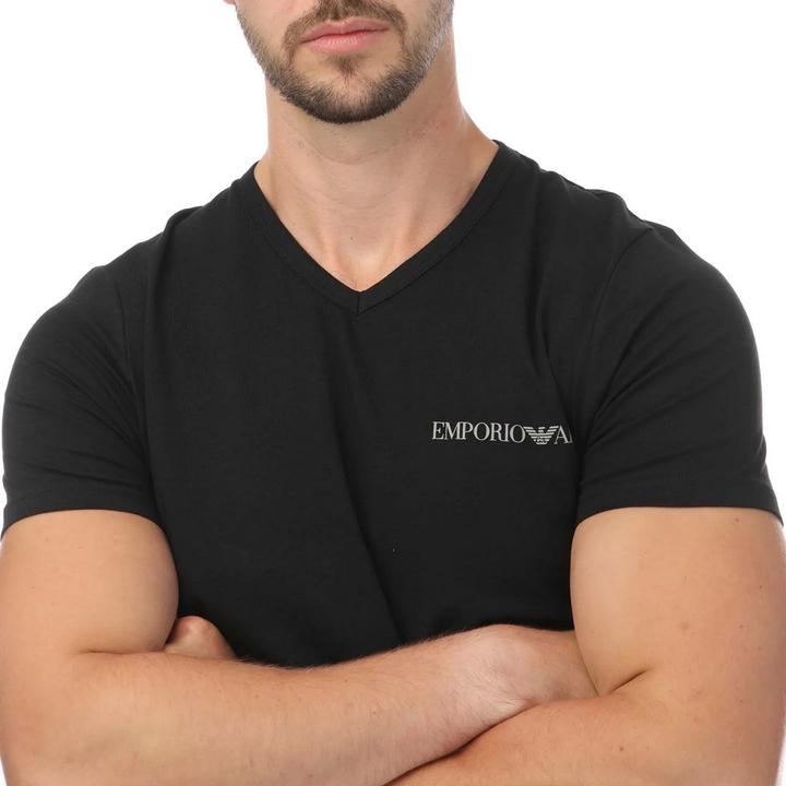 Actual product image Emporio Armani Mens T-Shirt (Pack of 2) (L)