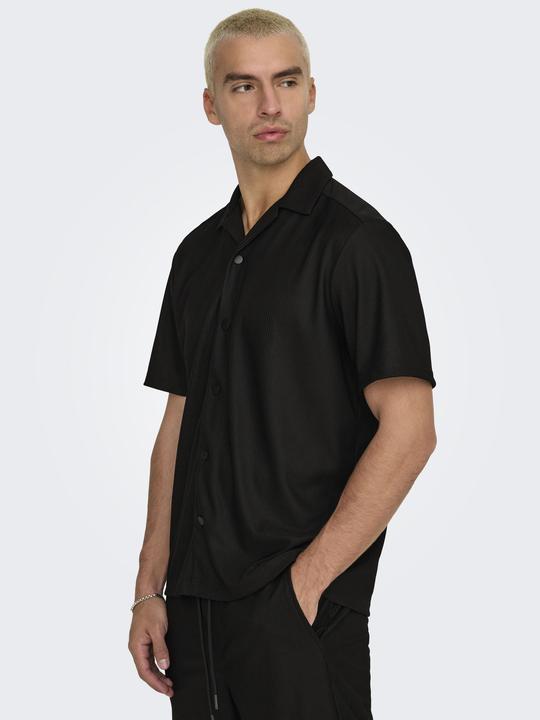 Produktbild Only & Sons Onskari Life Rlx Resort Ss Plizze Shirt (L)
