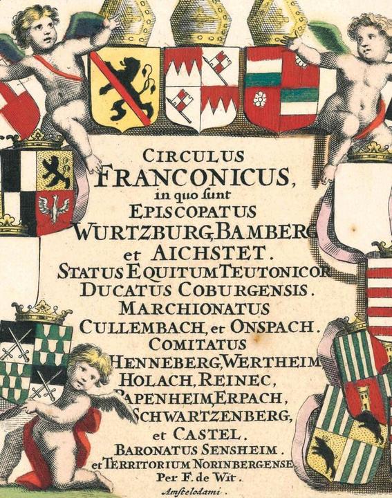 Image du produit Wit:Carte historique : le royaume de Franconie