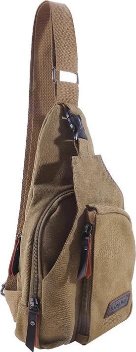 Produktbild Only-Bags.Store Vintage Canvas Satchel Schulter Sling Chest Pack Multifunktionale Outdoor Kleine Umhängetasche