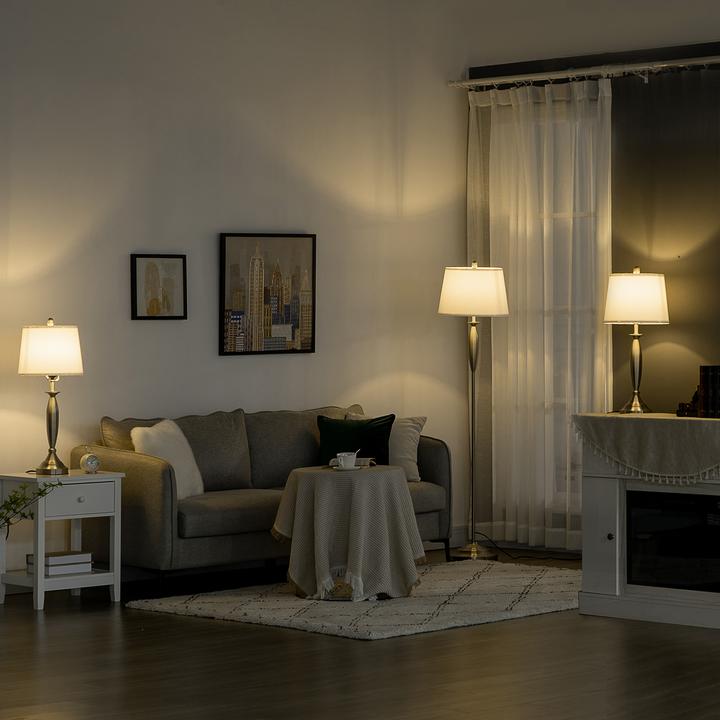 Actual product image Homcom Floor lamp set with E27 socket (E27)