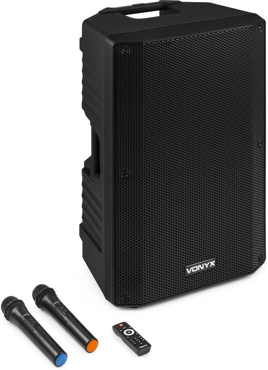 Image du produit speaker - Vonyx VSA700 - Enceinte à roulettes avec Bluetooth et 2 microphones sans fil - 1000W (Actif)