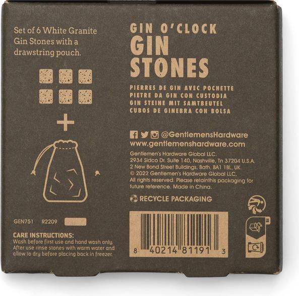 Produktbild Gentlemen's Hardware Gin Stones (Whisky Steine)