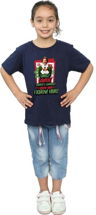 Image du produit Elf - T-shirt OMG SANTA - Fille (140, 146)