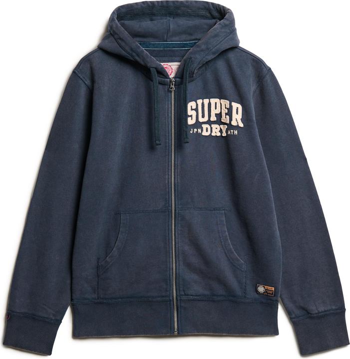 Produktbild Superdry Sweatjacke Casual Bequem sitzend Vintage Athletic Zip Hoodie (M)