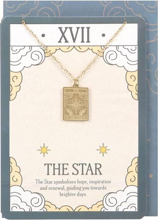 Image du produit Something Different - Collier et carte THE STAR (Matériau 100% synthétique)