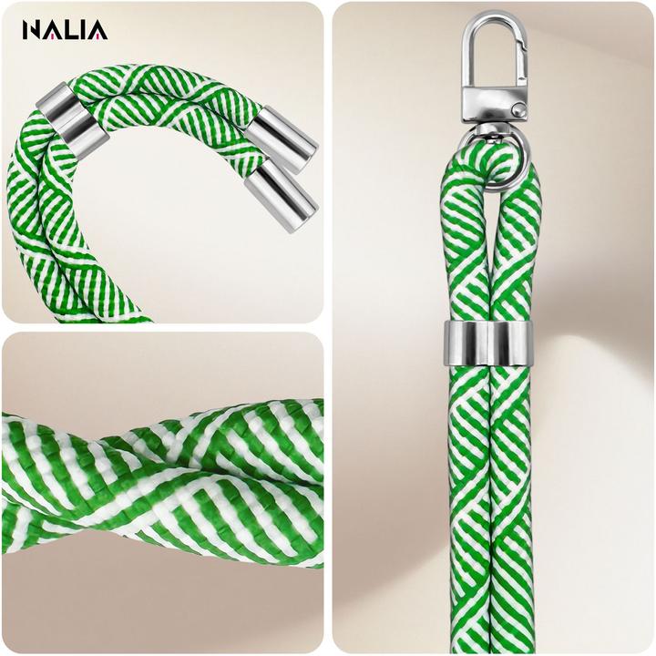 Produktbild Nalia HoldMe Lanyard Handykette – Universal Trageband für Smartphones - Verstellbar, Soft & Elastisch