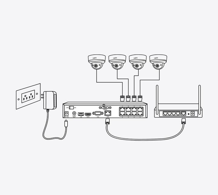Actual product image Reolink NVS8-8MD4 (3840 x 2160 pixels)