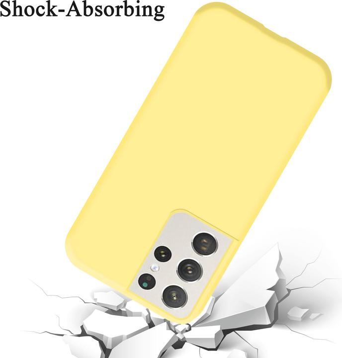 Actual product image Cadorabo TPU Liquid Silicone Case Cover (Samsung Galaxy S21 Ultra)