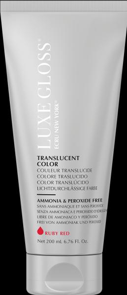 Ecru New York LUXE GLOSS - Translucent Color Ruby Red (Ruby Red)