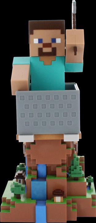 Actual product image Exquisite Gaming Cable Guys R.E.S.T - Minecraft - Steve Support pour Téléphone et Manette (PS5)