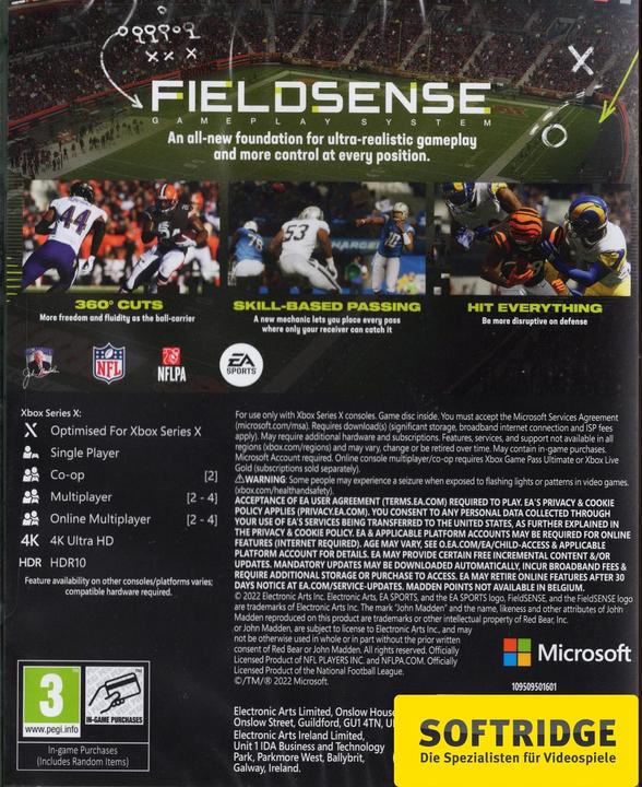 Actual product image EA Games Madden NFL 23 (Xbox Series X, DE)