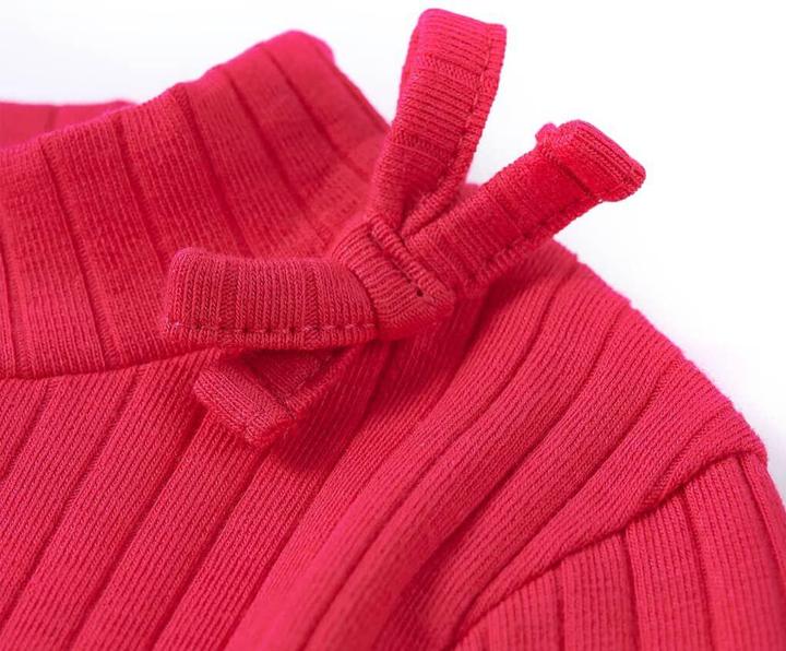 Produktbild VidaXL Kinder-Langarmshirt Knallrosa 104,Material: 95 % Baumwolle (104)