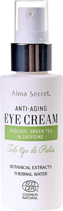 Alma Secret EYE CREAM antiedad con aguacate, té verde & cafeína botanica