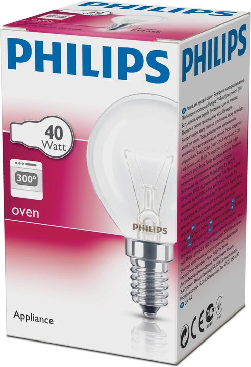 Actual product image Philips Oven lamp (E14, 40 W, 430 lm, 1 x, E)
