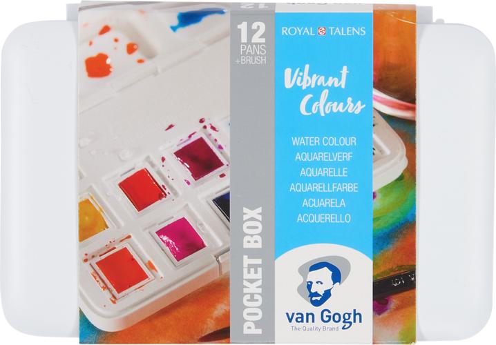 Produktbild Van Gogh Aquarell Pocket Box Vibrant Colours (12 Halbschalen)