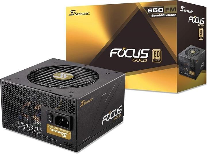 Actual product image Seasonic Power supply unit G12-GM-650 Semi-Modular (650 W)