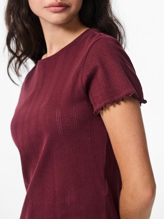 Produktbild Pieces Pcmarie Ss O-Neck Poin Top Jrs Noos Bc (M)