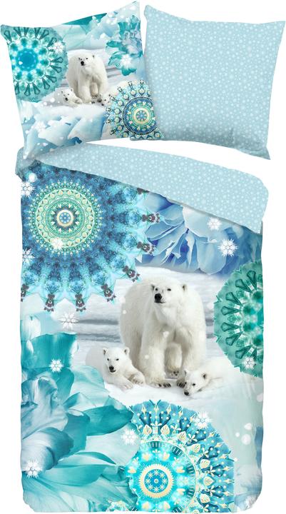 Produktbild HIP Flanell Bettwäsche Seppo blue