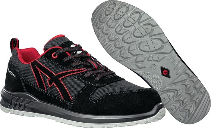 Actual product image ISM Professional shoe CLIFTON ST LOW size 43 black/red hydrophobised leather (43)