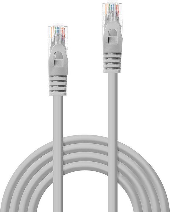 Actual product image Lindy 80m Cat.5e U/UTP patch cable grey colour code EIA/TIA 568B (U/UTP, CAT5e, 80 m)