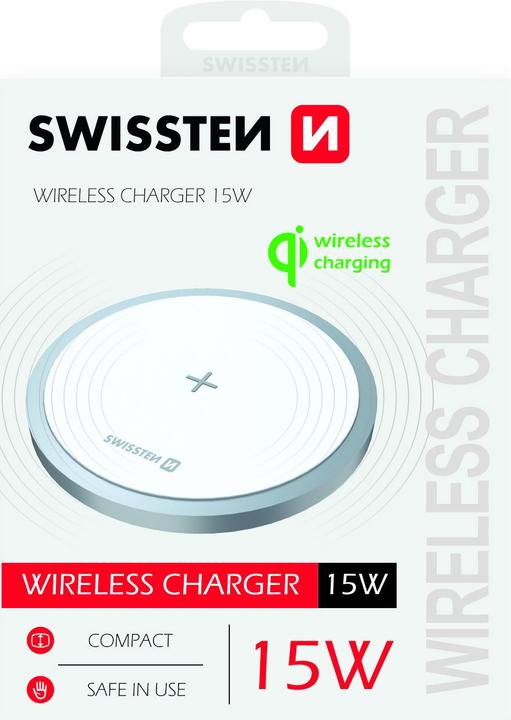 Actual product image Swissten Wireless Charger (15 W)