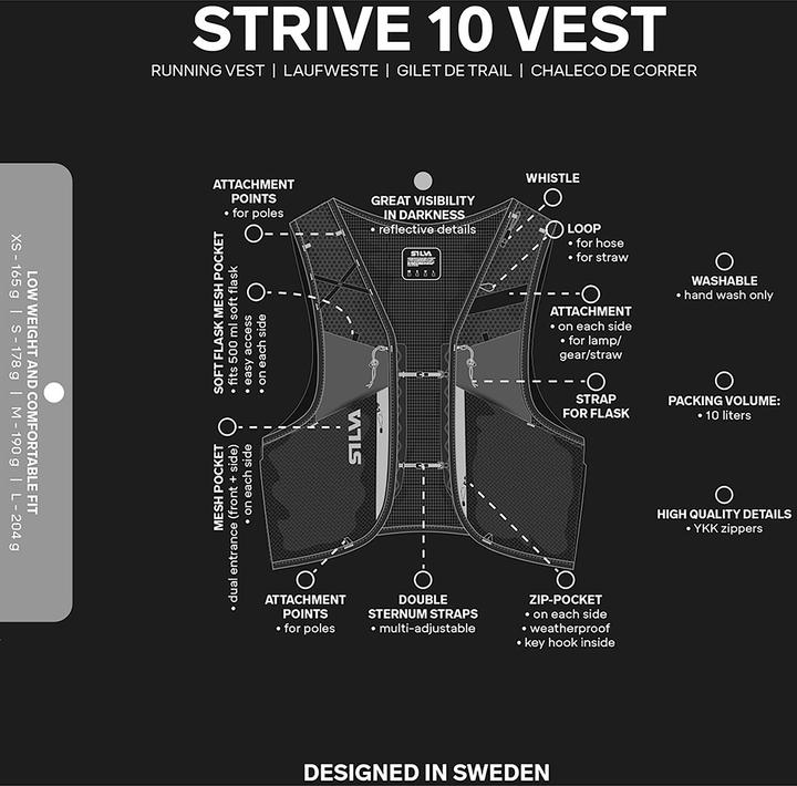 Actual product image Silva Strive 10 Vest (10 l)