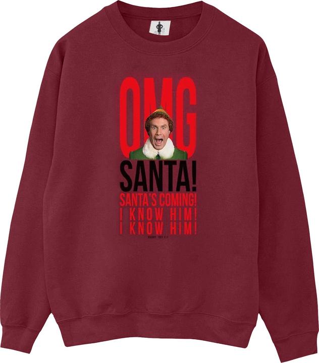 Image du produit Elf - Sweat OMG SANTA KNOW HIM - Femme (S)