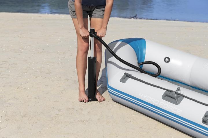 Actual product image Bestway Hydro Force Caspian Elite 2-Person Infla table Sport Boat Set 2.30 m (230 cm, 2 pers.)