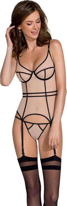 Produktbild Passion PE Serara corset & thong beige L/XL (L)