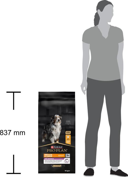 Image du produit Pro Plan Dog Medium & Large Adult 7+ Poulet (Adulte, 1 pcs, 14000 g)