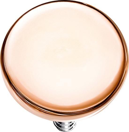 Actual product image Star Piercing Dermal anchor disc rose gold (Surgical steel 316L)