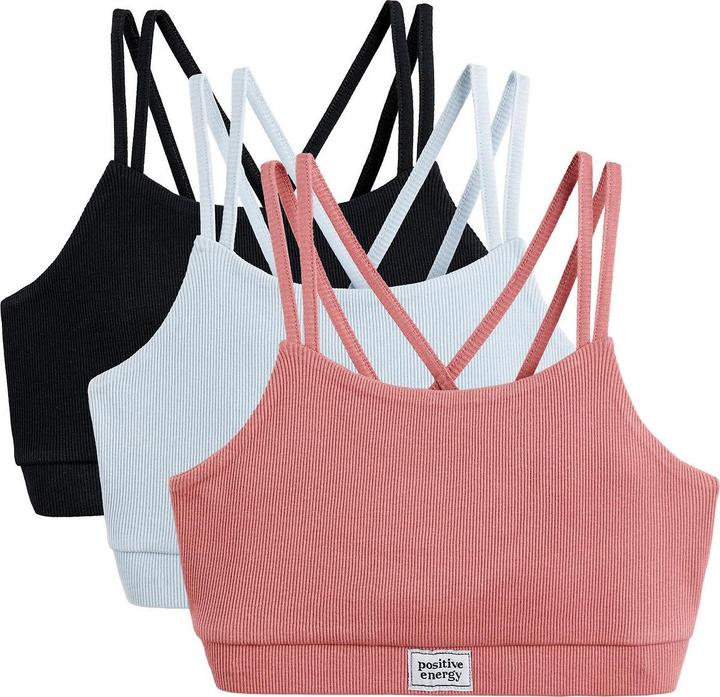 La Redoute Collections 3er-Pack Baumwoll-Bustiers