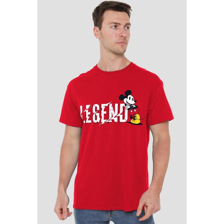 Actual product image Disney Mens Legend Mickey Mouse Fathers Day T-Shirt (L)