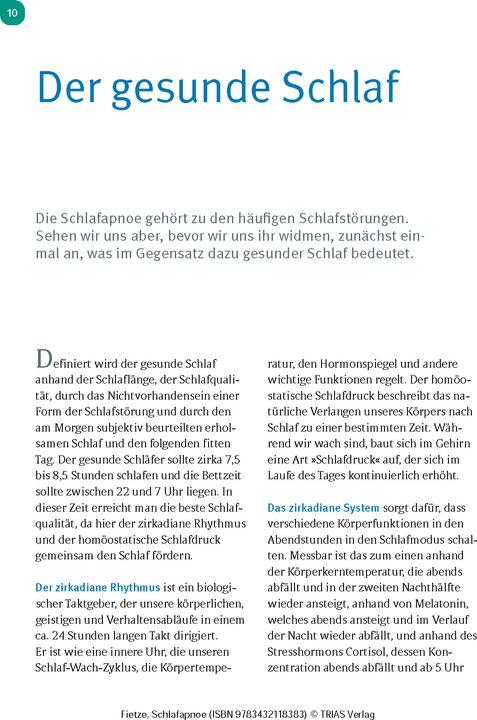 Produktbild Schlafapnoe (Deutsch, Fietze, Ingo, 2024)