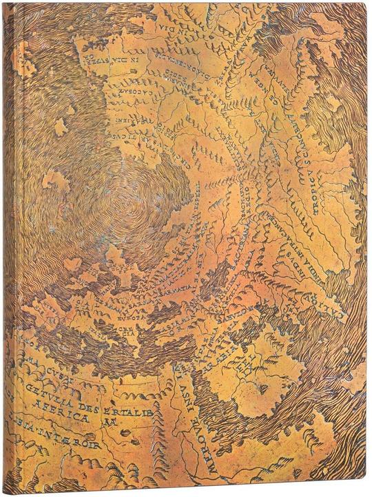 Actual product image Paperblanks Notebook Hunt-Lenox-Globus 18 x 23 cm, Lined, Brown (18 x 23 cm, Lined, Soft cover)
