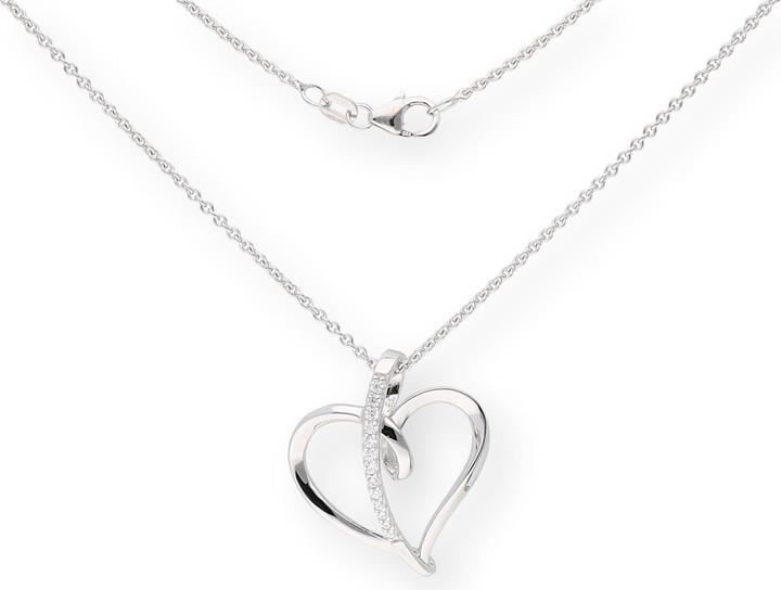 Actual product image Carat hearts (Silver 925, 43 cm)
