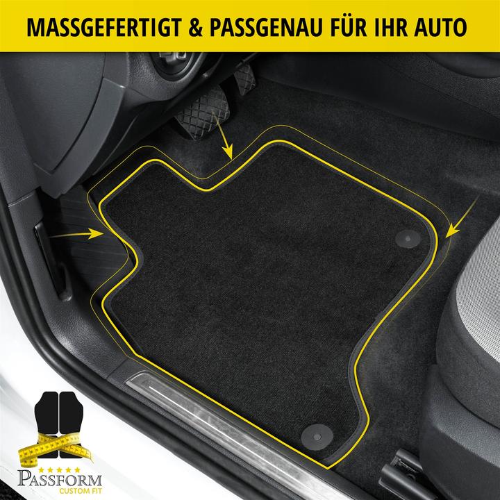 Produktbild Walser Premium Fumatten für Audi Q3 07/2018-Heute, Q3 Sportback 06/2019-Heute (2 Vordermatten + 2 Rückmatten)