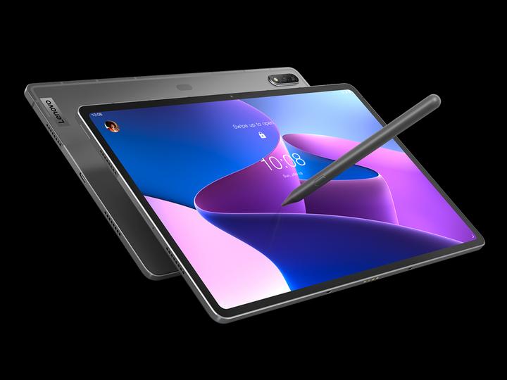 Produktbild Lenovo Tab P12 Pro inkl. CH-Tastatur und Precision Pen 3 (5G, 12.60", 256 GB, Storm Grey)