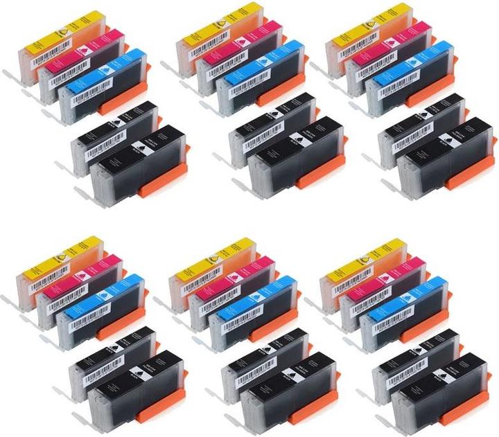 Immagine prodotto Hermex Cartucce di stampa sostitutive Canon Pixma TS6150 compatibili (M, FC, PGBK, C, Y)