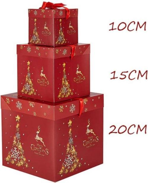 Immagine prodotto MU Style Scatole regalo della serie Cold per Natale (set di 3) (Scatola da regalo, 3 x)