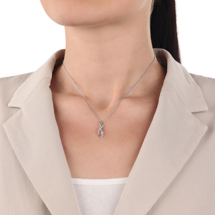 Produktbild Amor Halsschmuck für Damen, 925 Sterling Silber, Zirkonia synth. | Infinity (Silber 925)