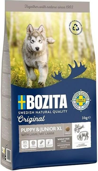 Immagine prodotto Bozita Dog Original Puppy & Junior XL senza frumento (Cucciolo + gattino, Junior, 1 pz., 12000 g)