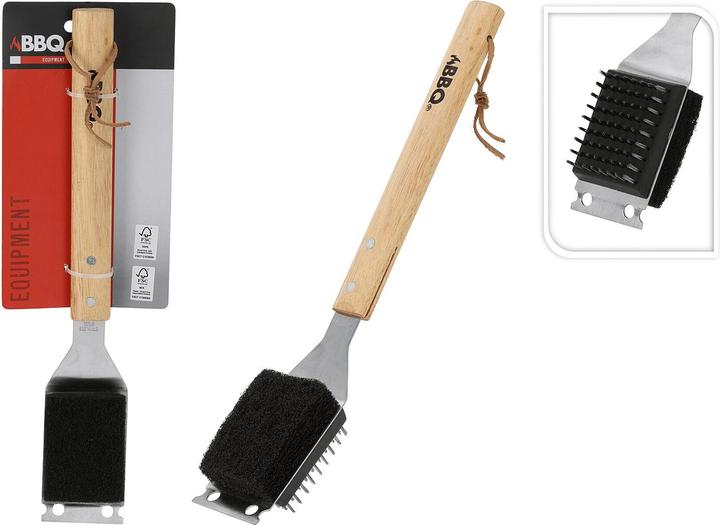 Produktbild Grillbürste Holz 39,5x9,1cm (37.80 cm)
